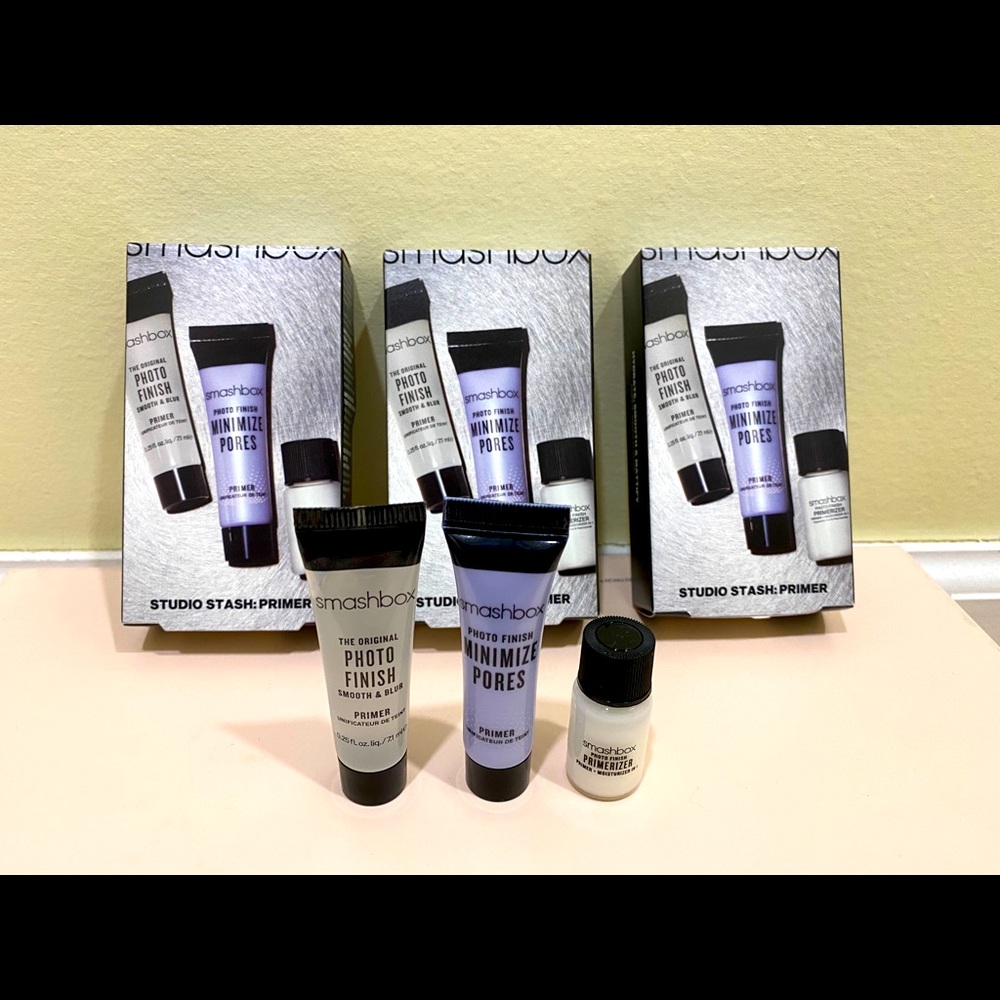 Smashbox photo finish primer trio travel size sets